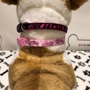 Set of two dog collars